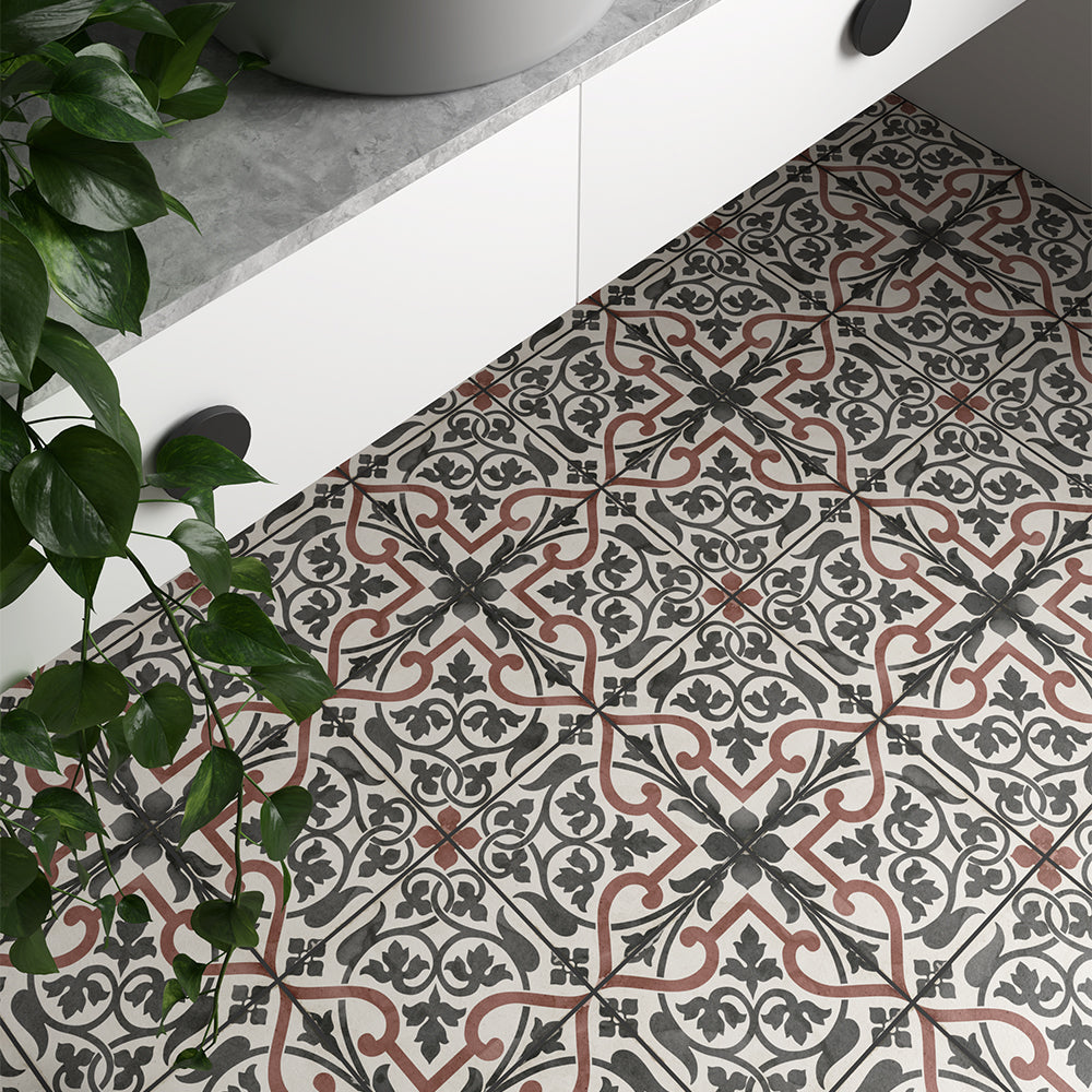 Seville Art 8"x8" Folies Bergere Porcelain Matte Tile