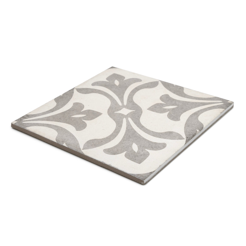 Seville Art 8"x8" La Rambla Grey Porcelain Matte Tile