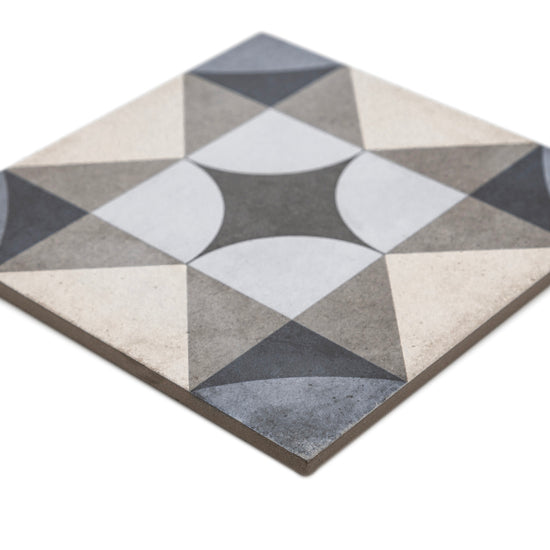 Seville Art 8"x8" Palais Blue Porcelain Matte Tile
