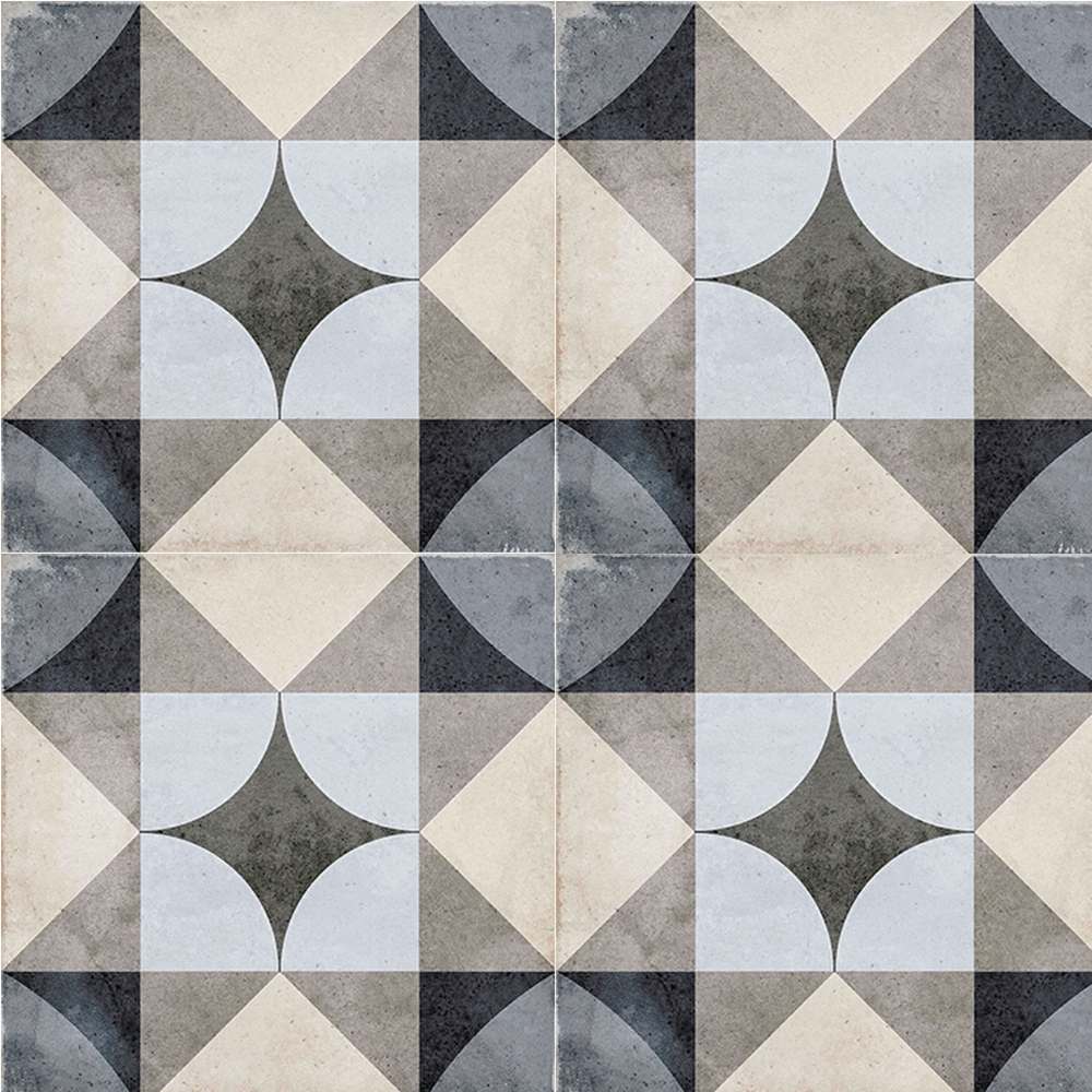 Seville Art 8"x8" Palais Blue Porcelain Matte Tile