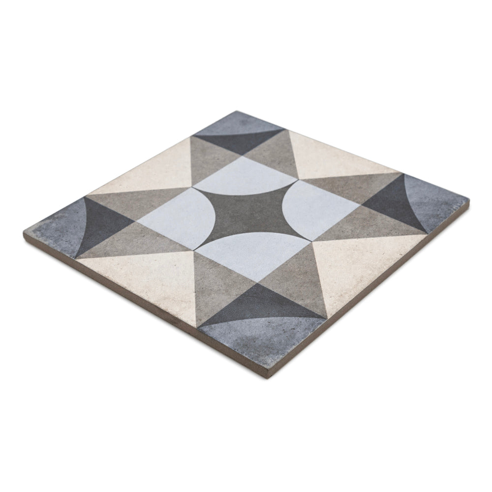 Seville Art 8"x8" Palais Blue Porcelain Matte Tile