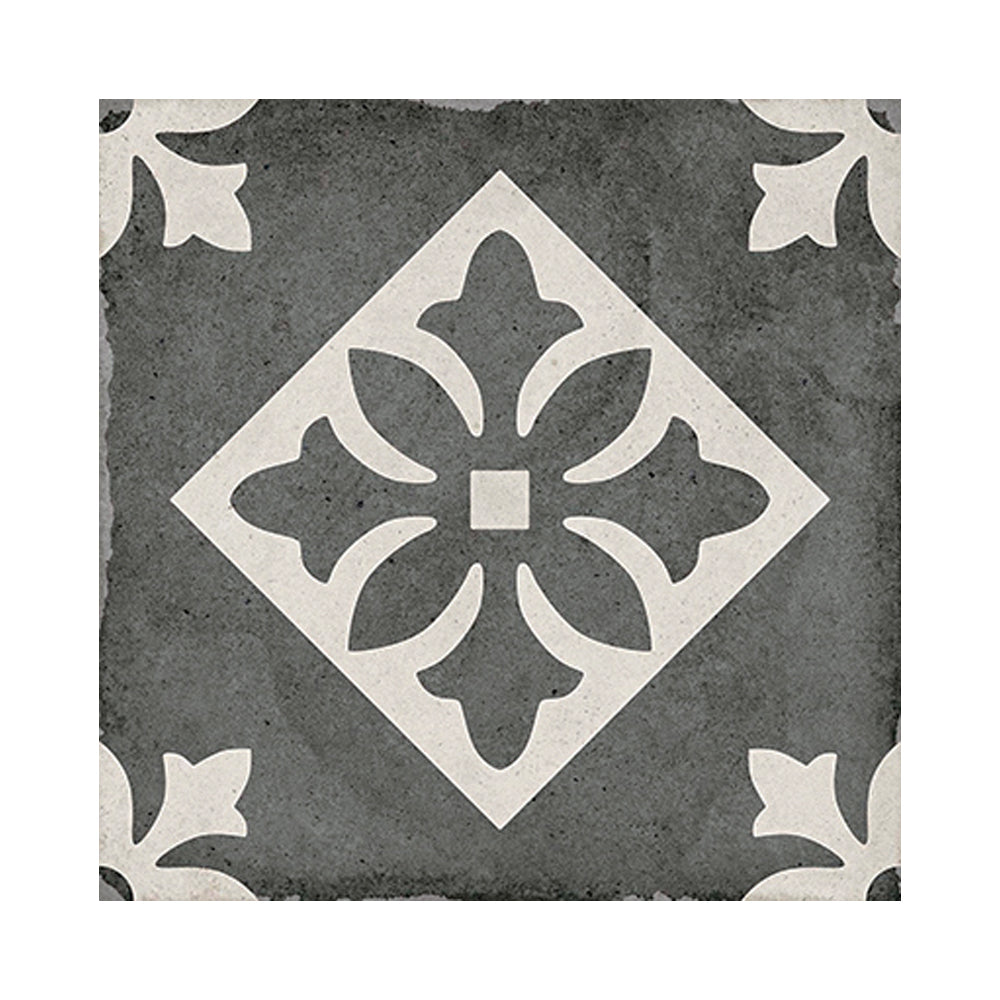 Seville Art 8"x8" Padua Black Porcelain Matte Tile