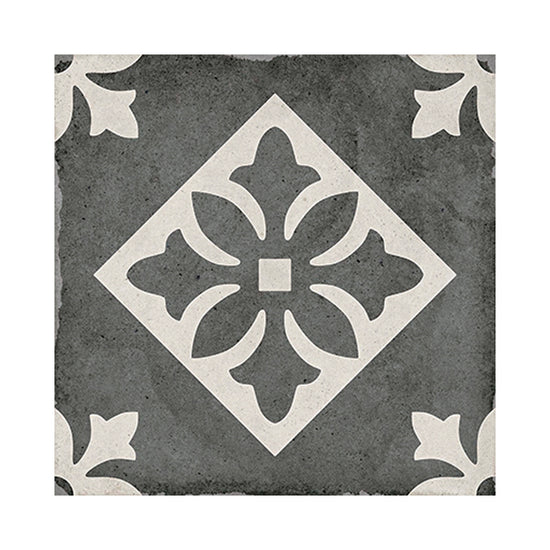Seville Art 8"x8" Padua Black Porcelain Matte Tile