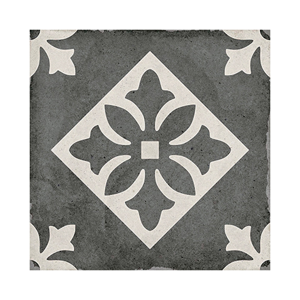 Seville Art 8"x8" Padua Black Porcelain Matte Tile