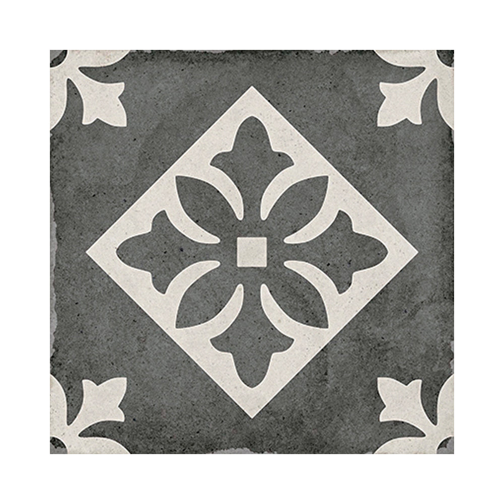 Seville Art 8"x8" Padua Black Porcelain Matte Tile