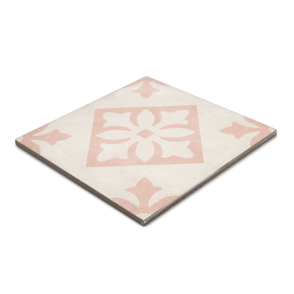 Seville Art 8"x8" Padua Pink Porcelain Matte Tile