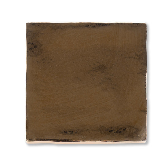 Midas 4"x4" Gold Ceramic Glossy Tile