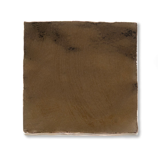 Midas 4"x4" Gold Ceramic Glossy Tile
