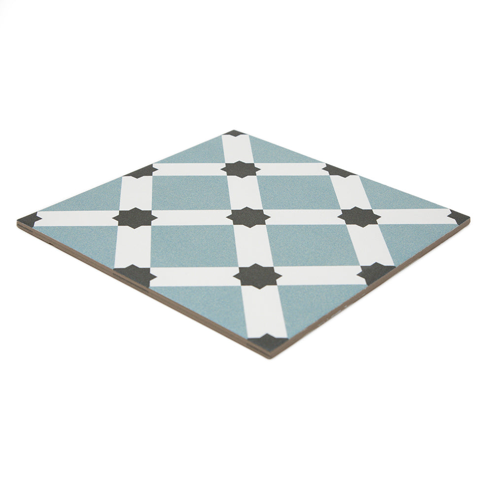 Nova 10" x 10" Night Porcelain Matte Tile