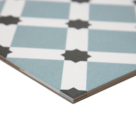 Nova 10" x 10" Night Porcelain Matte Tile