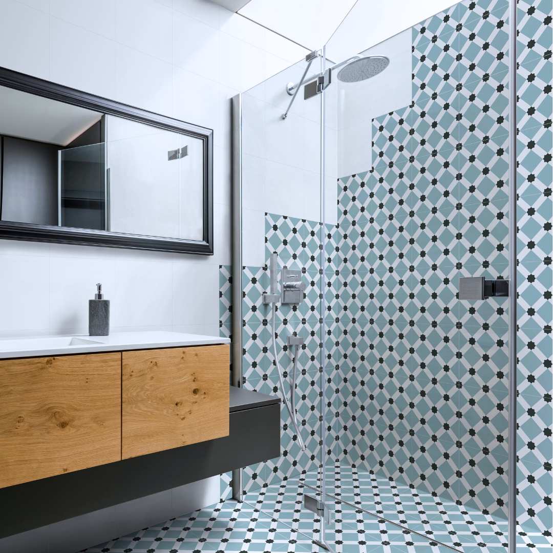 Nova 10" x 10" Night Porcelain Matte Tile