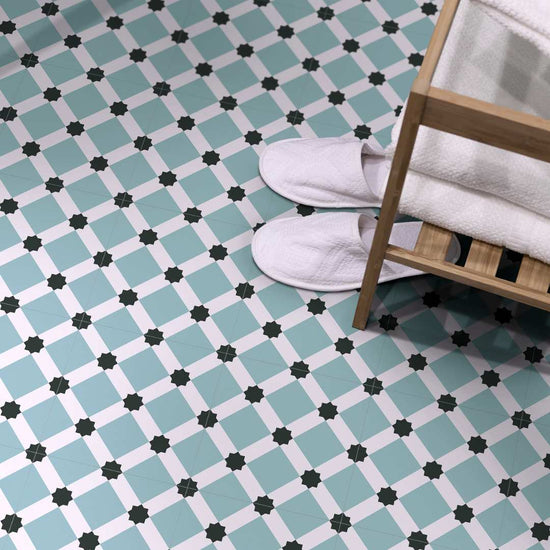 Nova 10" x 10" Night Porcelain Matte Tile