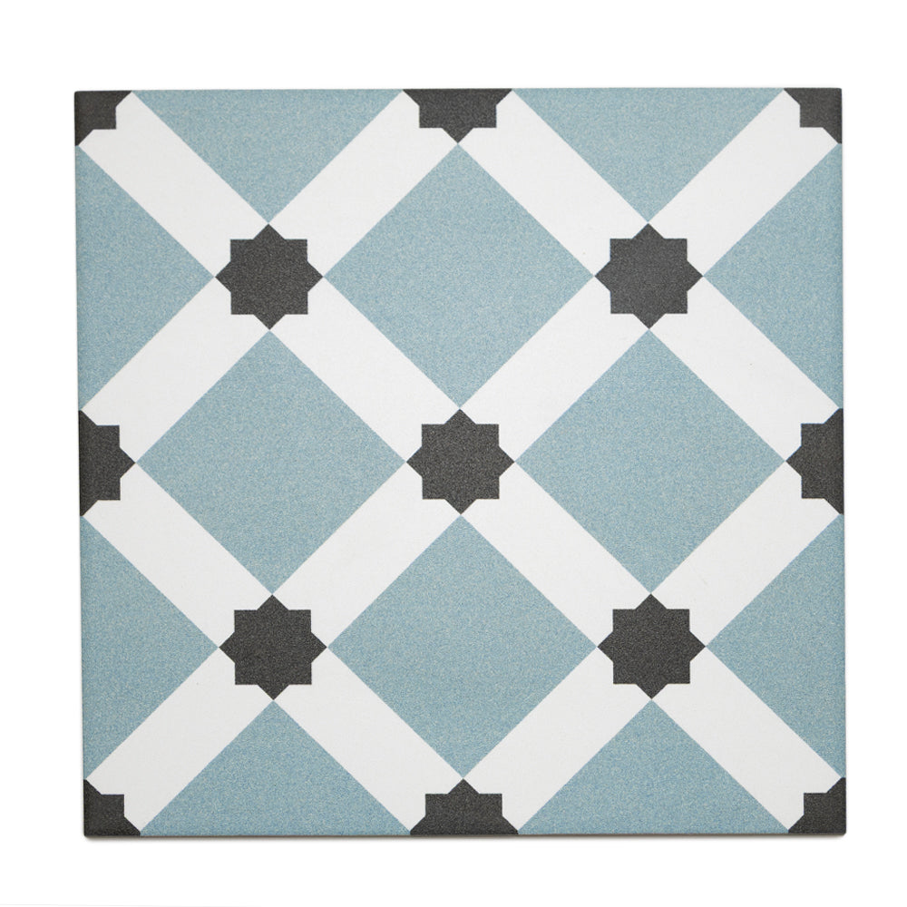 Nova 10" x 10" Night Porcelain Matte Tile