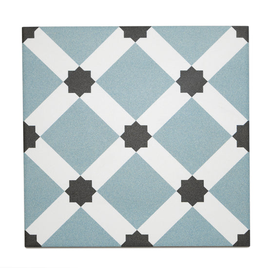 Nova 10" x 10" Night Porcelain Matte Tile