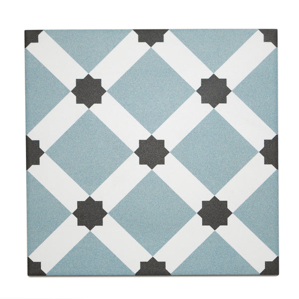 Nova 10" x 10" Night Porcelain Matte Tile