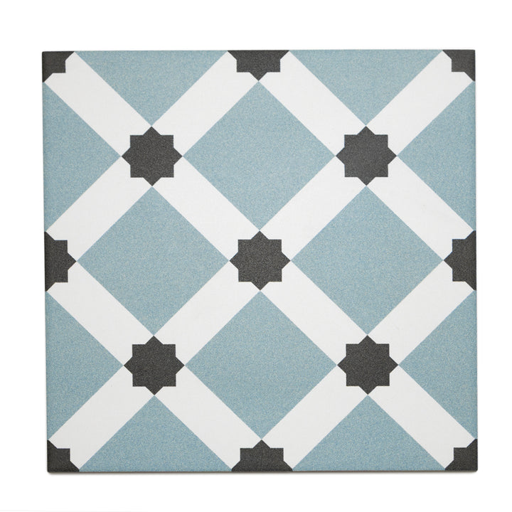 Nova 10" x 10" Night Porcelain Matte Tile