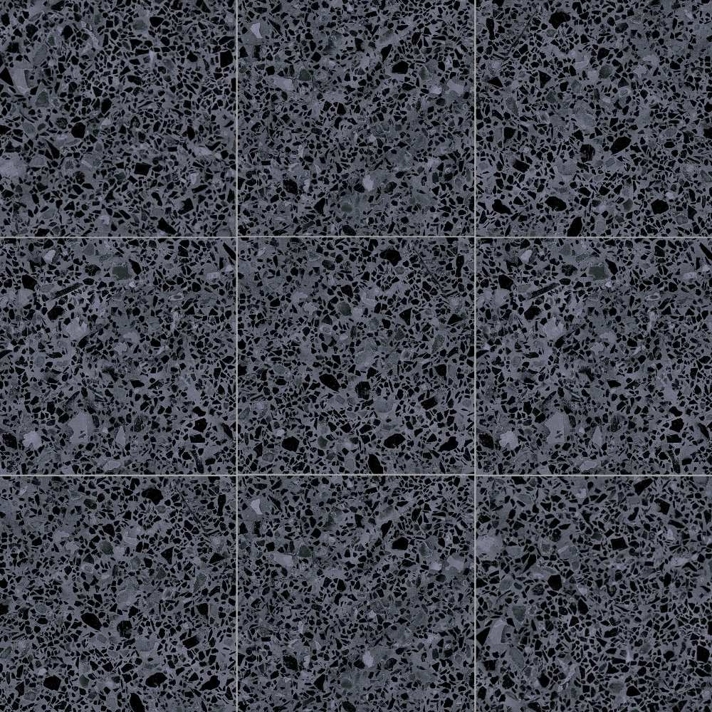 Terrazzo 8x8 Grafito 10.76sf/cs
