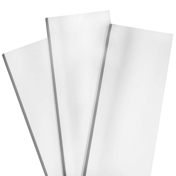 Evoque 3x24 Polished Bianco Bullnose