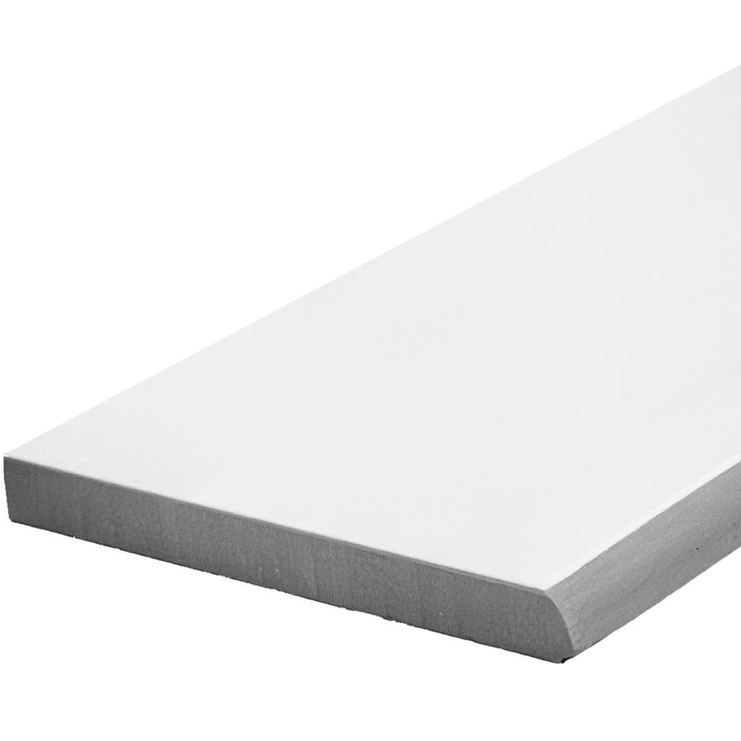 Evoque 3x24 Polished Bianco Bullnose
