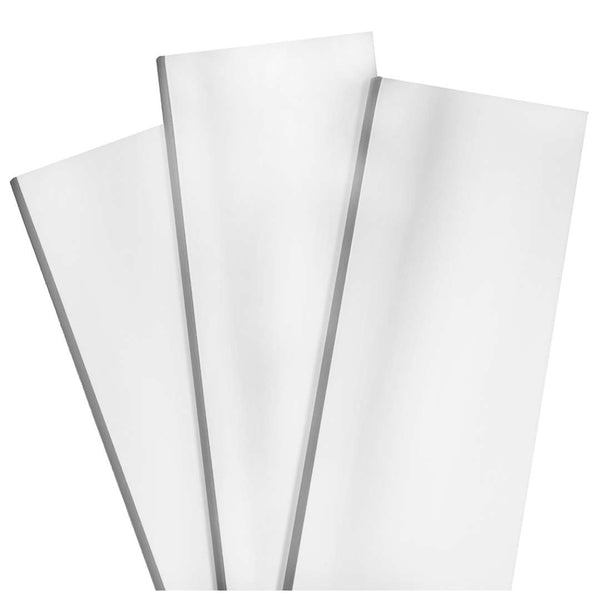 Evoque 3"x24" Bianco Porcelain Matte Bullnose