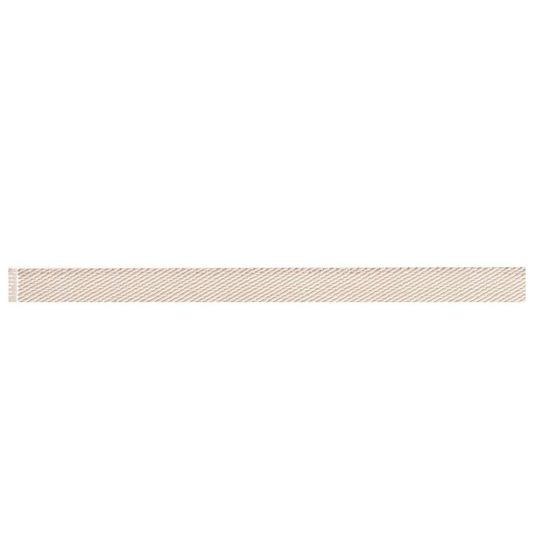 Evoque 3"x24" Bianco Porcelain Matte Bullnose