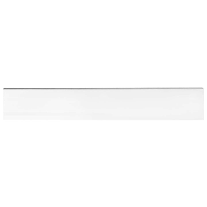 Evoque 3" x 24" Bianco Porcelain Matte Bullnose