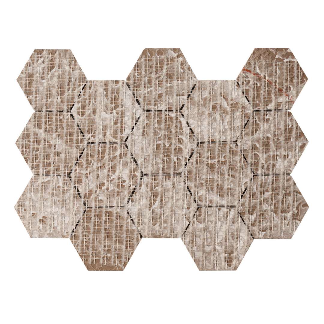 Evoque 3"x3" Bianco Porcelain Matte Mosaic