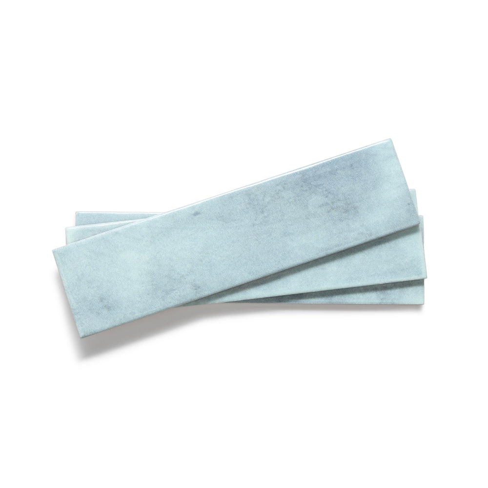 Havasupai Falls 3"x10" Aqua Ceramic Glossy Tile