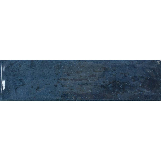 Havasupai Falls 3" x 10" Glossy Ceramic Wall Tile Azul