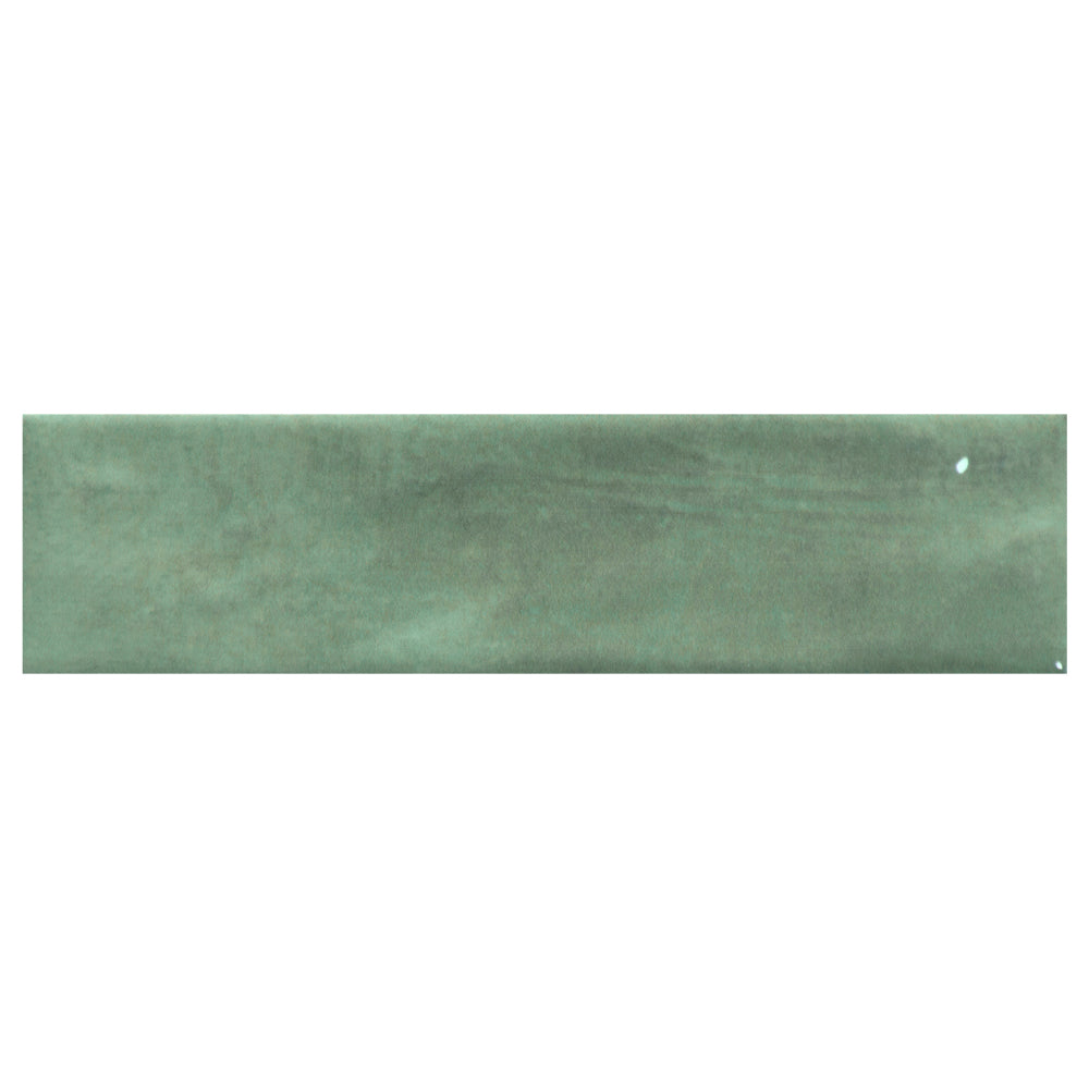 Havasupai Falls 3"x10" Jade Ceramic Glossy Tile