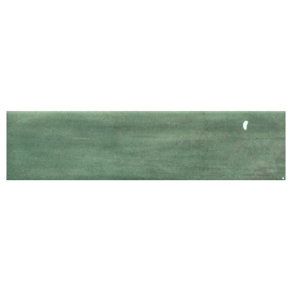 Havasupai Falls 3"x10" Jade Ceramic Glossy Tile