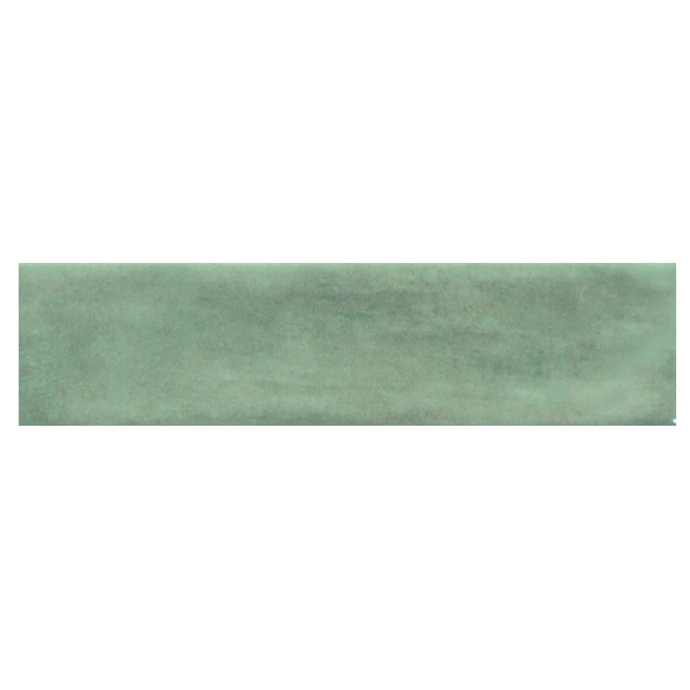 Havasupai Falls 3"x10" Jade Ceramic Glossy Tile