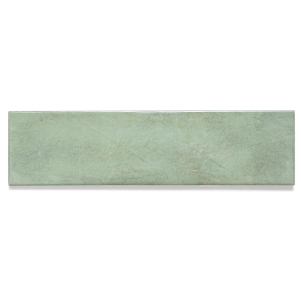 Havasupai Falls 3"x10" Jade Ceramic Glossy Tile