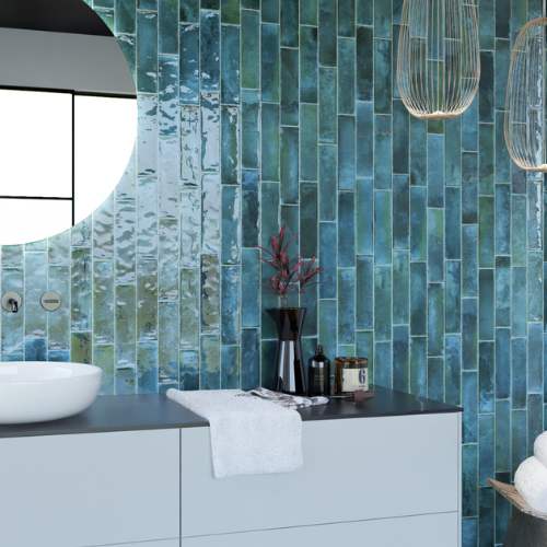 Havasupai Falls 3" x 10" Mar Ceramic Glossy Tile