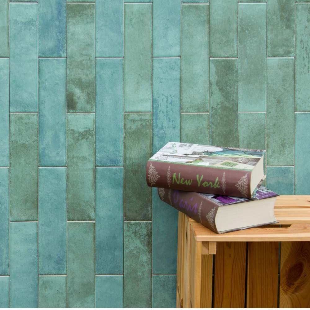 Havasupai Falls 3"x10" Ceramic Glossy Tile