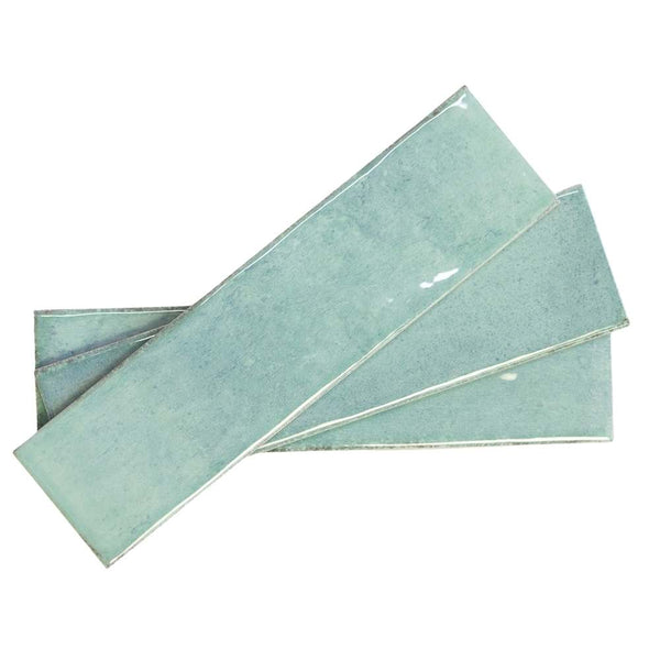 Havasupai Falls 3" x 10" Sage Ceramic Glossy Tile