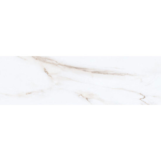 Huntington 3" x 10" Matte Ceramic Bullnose Tile Trim in White