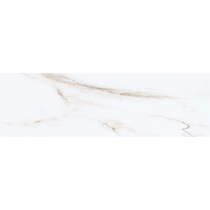 Huntington 3" x 10" Matte Ceramic Bullnose Tile Trim in White