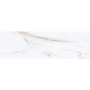 Huntington 3" x 10" Matte Ceramic Bullnose Tile Trim in White
