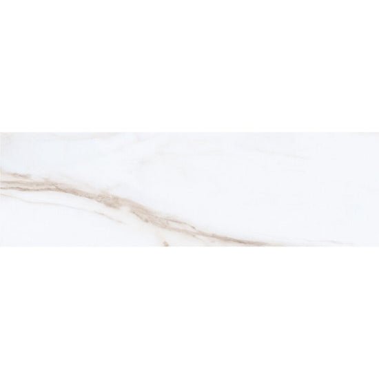 Huntington 3" x 10" Matte Ceramic Bullnose Tile Trim in White