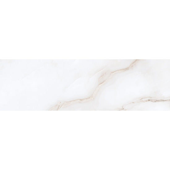 Huntington 3" x 10" Matte Ceramic Bullnose Tile Trim in White