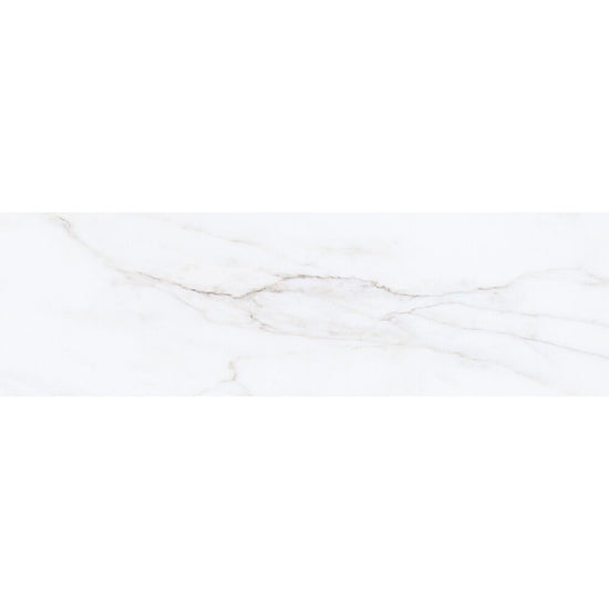 Huntington 3" x 10" Matte Ceramic Bullnose Tile Trim in White