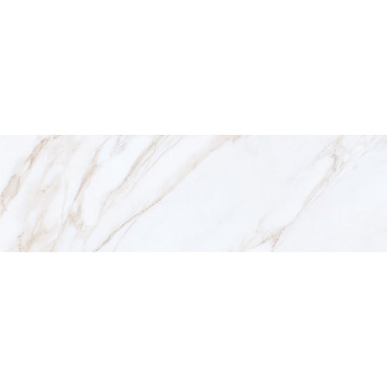 Huntington 3" x 10" Matte Ceramic Bullnose Tile Trim in White