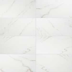 Huntington 12" x 24" White Porcelain Matte Tile