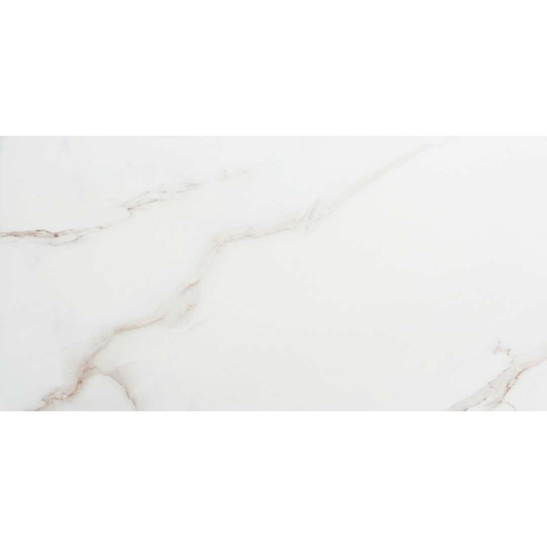 Huntington 24"x48" White Porcelain Polished Tile