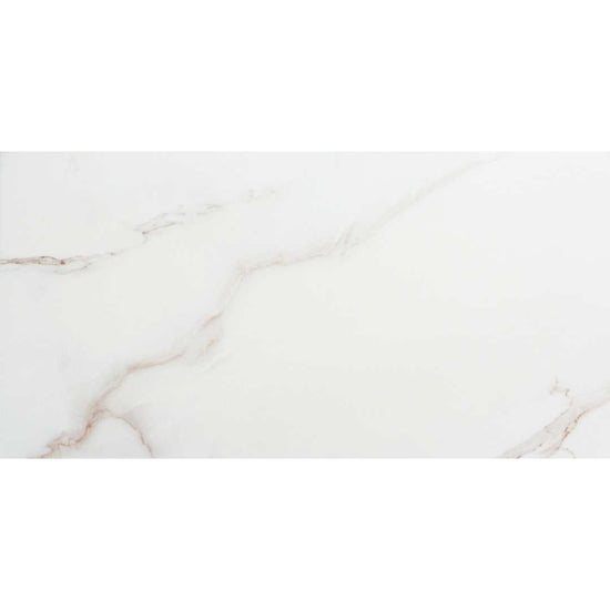 Huntington 24"x48" White Porcelain Polished Tile