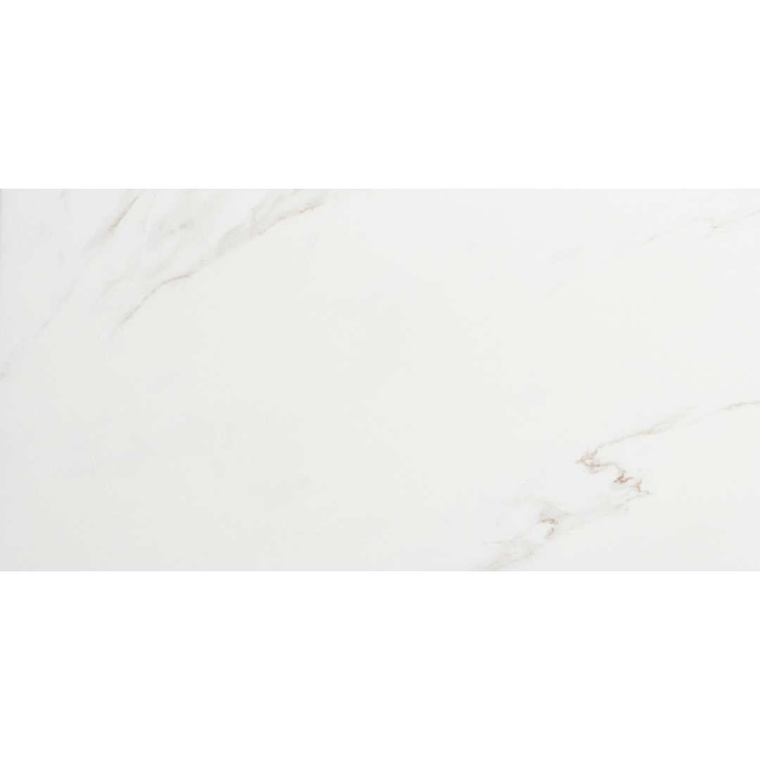 Huntington 24" x 48" White Porcelain Polished Tile
