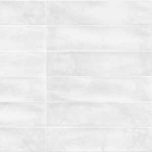 Avila 3" x 12" White Ceramic Glossy Tile