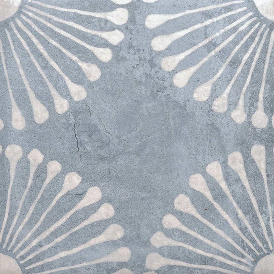 Amanecer 8" x 8" Satin Porcelain Patterned Floor & Wall Tile