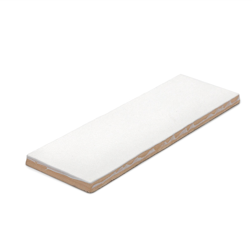 Zellige 2.5"x8" Light Ceramic Glossy Tile